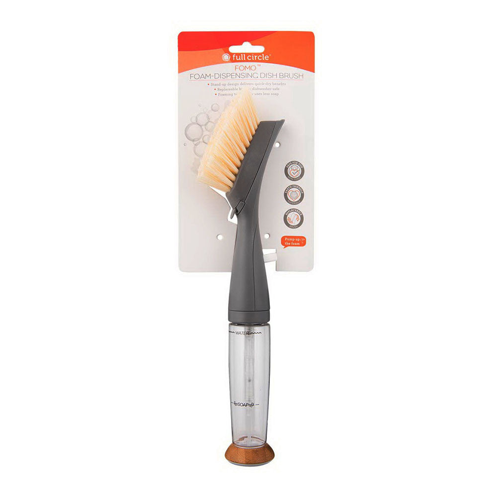 Full Circle Fomo Foam Soap Dispensing Dish Brush, 1 Ea